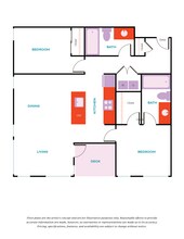 2 Bed, 2 Bath - Apt B 405 floor plan